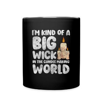 Candle Decoration Romantic Passion - Full Colour Mug - black - Front