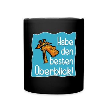 GIRAFFE PROJEKT AUFGABEN - Tasse einfarbig - Schwarz - Vorne