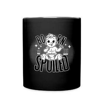 Né pour le luxe et l’amour ! - Mug uni - noir - Devant