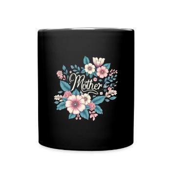 Mama - Tasse einfarbig - Schwarz - Vorne