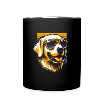 Golden Retriever - Full Colour Mug - black - Front