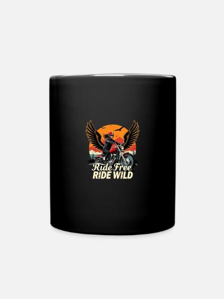 Ride Free Ride Wild - Mug uni - noir