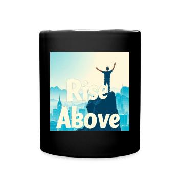 Rise Above - Mug uni - noir - Devant