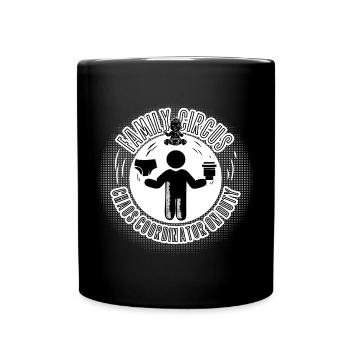 Family Circus – Chaos Coordinator on Duty - Full Colour Mug - black - Front