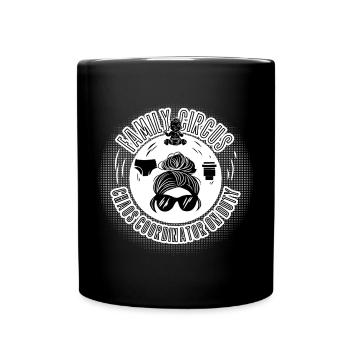 Family Circus – Chaos Coordinator on Duty - Full Colour Mug - black - Front