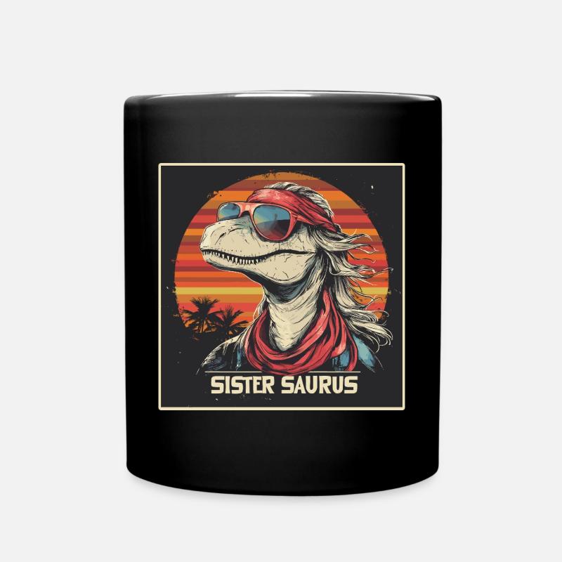 SISTER SAURUS - Tasse einfarbig - Schwarz