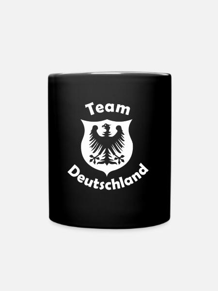 Die deutschen Patrioten - Tasse einfarbig - Schwarz