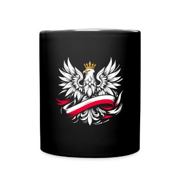 Poland Polska Eagle Flag Flag Gift - Full Colour Mug - black - Front