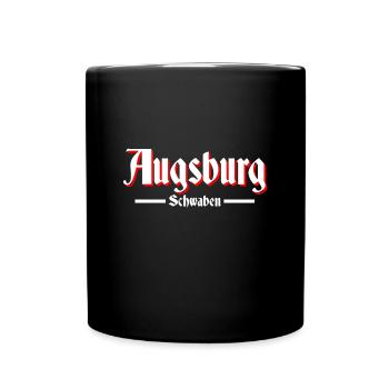 Augsburg - Tasse einfarbig - Schwarz - Vorne