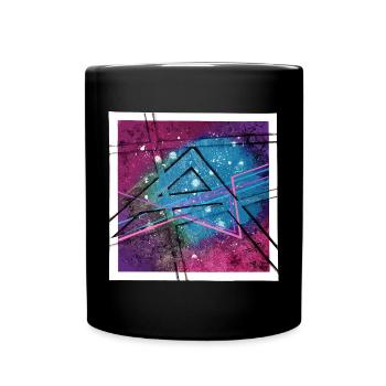Abstract art - Full Colour Mug - black - Front