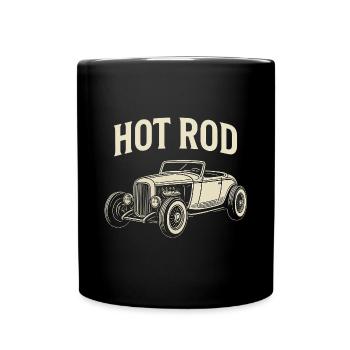 Hot Rod Classic Print - Full Colour Mug - black - Front