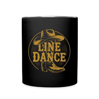 Line Dance Group Training My Dance Sport - Full Colour Mug - black - Front