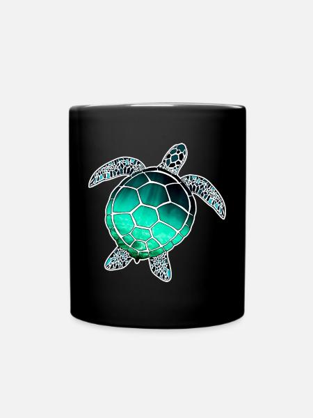 Tortue marine - Mug uni - noir