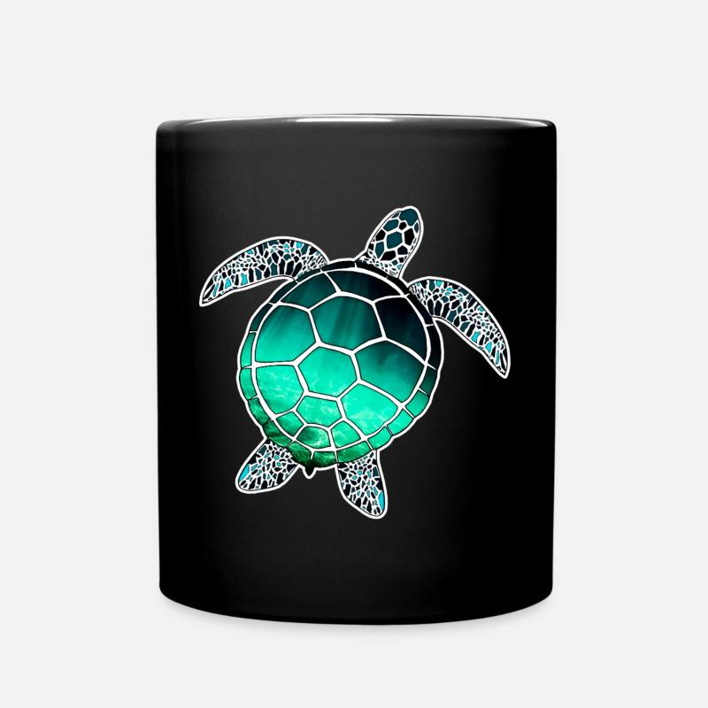 Tortue marine - Mug uni - noir