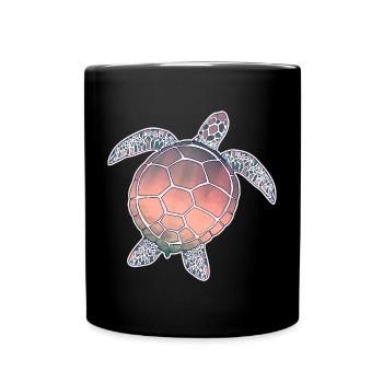 Sea Turtle - Full Colour Mug - black - Front