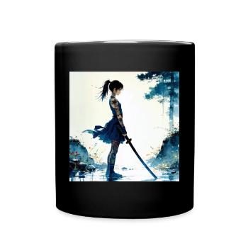 N-dless Nights: Megumi lost the fight - Full Colour Mug - black - Front