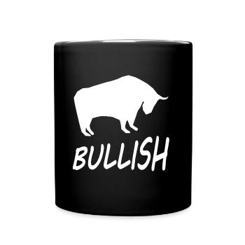 Les actions et l’argent - Mug uni - noir - Devant