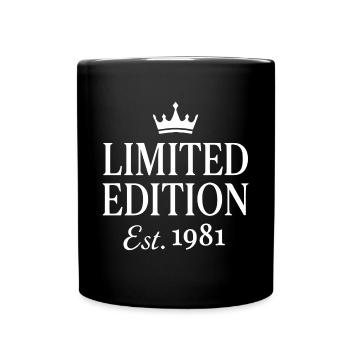 Limited Edition Est 1981 - Full Colour Mug - black - Front