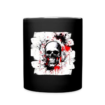Trash Polka Tattoo Heavy Metal Style - Tasse einfarbig - Schwarz - Vorne