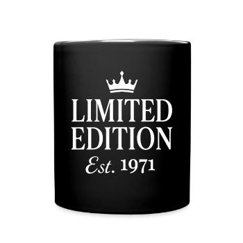 Limited Edition Est 1971 - Tasse einfarbig - Schwarz - Vorne