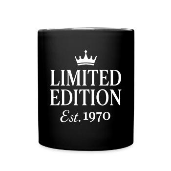Limited Edition Est 1970 - Tasse einfarbig - Schwarz - Vorne