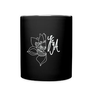 Lotus Yoga - Mug uni - noir - Devant