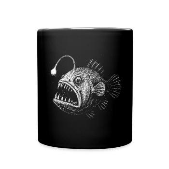 Poisson-grenouille - Mug uni - noir - Devant