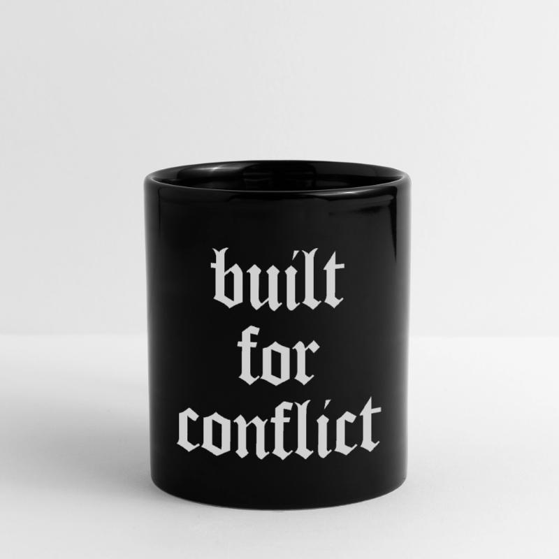 Built for Conflict - Bodybuilding & Gym Tasse einfarbig