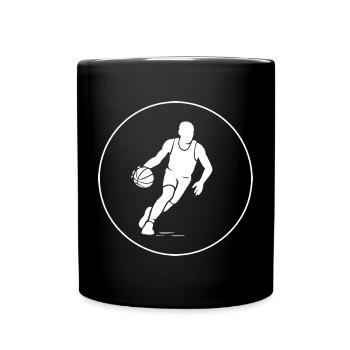 Basketball - Full Colour Mug - black - Front
