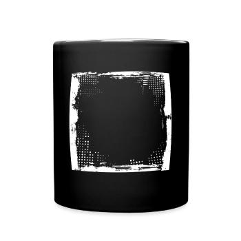 Frame dirty dirty white - Full Colour Mug - black - Front