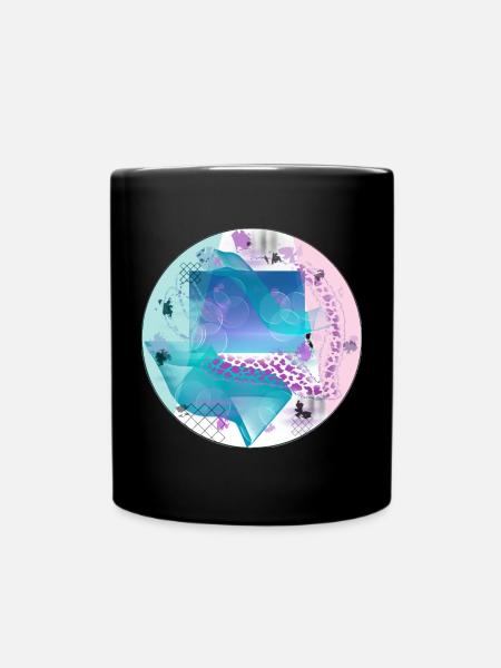 Fantasy World Sphere - Tasse einfarbig - Schwarz