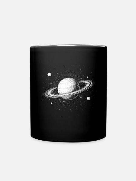 Magie cosmique de Saturne - Mug uni - noir
