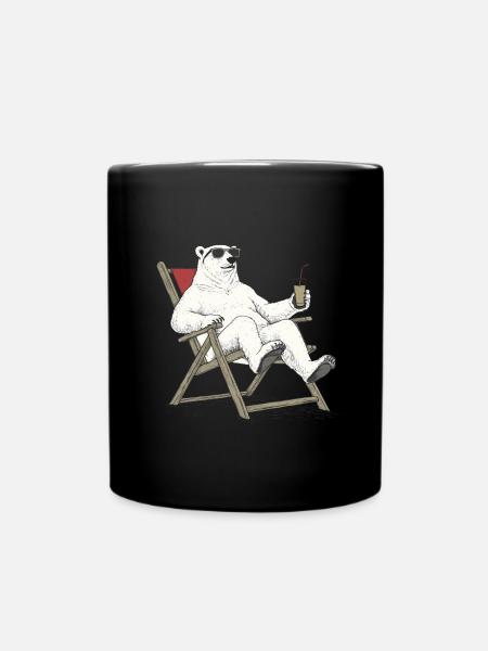 ChillBear - Tasse einfarbig - Schwarz