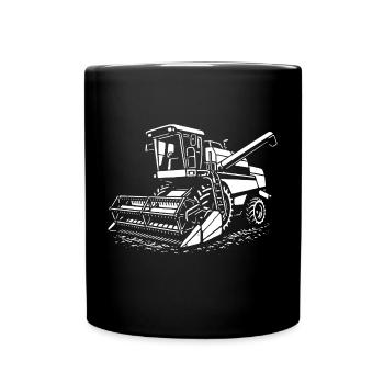 Pure harvesting power - Full Colour Mug - black - Front