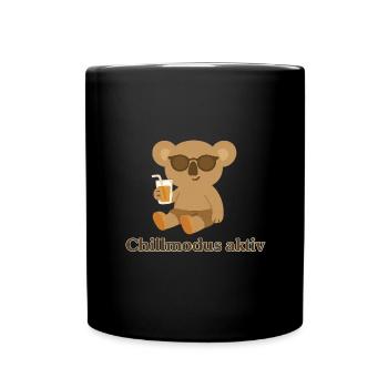 Koala - Tasse einfarbig - Schwarz - Vorne