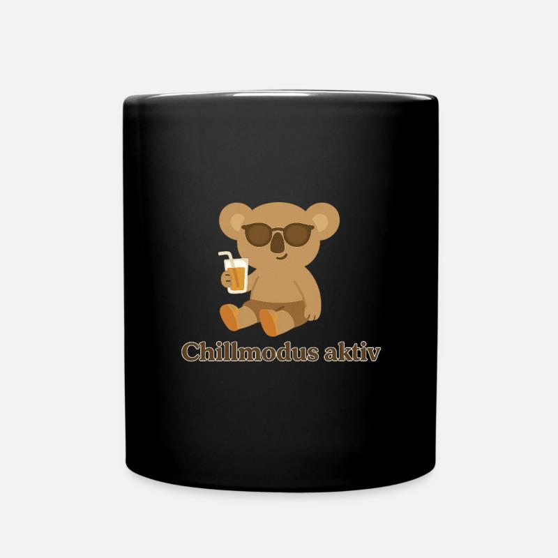 Koala - Tasse einfarbig - Schwarz