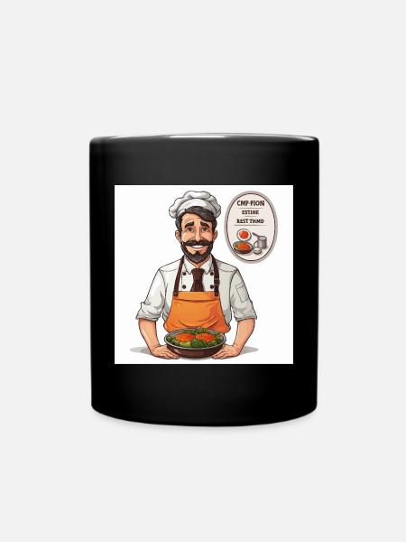 Die Gourmet-Couture - Tasse einfarbig - Schwarz