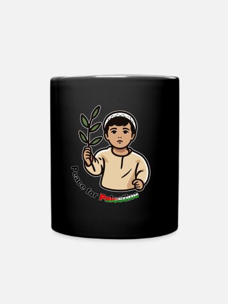 Palestine libre - Paix pour la Palestine - Mug uni - noir