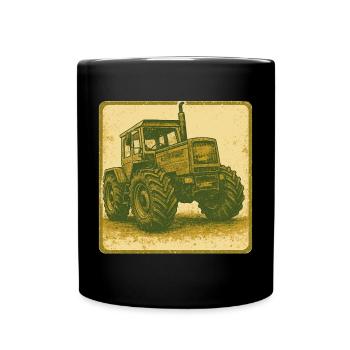 Mordeur de champ - Mug uni - noir - Devant