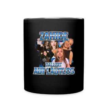 Retro Zahide Bootleg 90s Vintage Design Zah1ide - Tasse einfarbig - Schwarz - Vorne