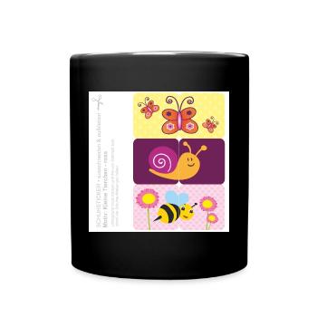 DIY - Shoe Stickers - Little Critters - Pink - Full Colour Mug - black - Front