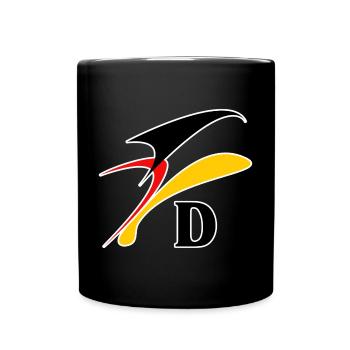 DL9 - Tasse einfarbig - Schwarz - Vorne