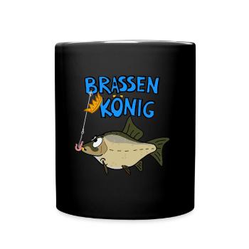 Brassenkönig - Tasse einfarbig - Schwarz - Vorne