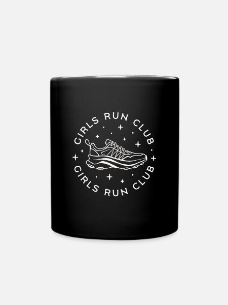Run club de course à pied filles coureuses - Mug uni - noir