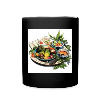 Délices côtiers - Mug uni - noir - Devant
