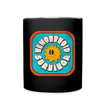 Hemorrhoid Survivor - Full Colour Mug - black - Front