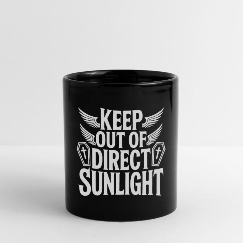 Tenir à l’abri de la lumière directe du soleil ! Vampire Goth Emo Mug uni