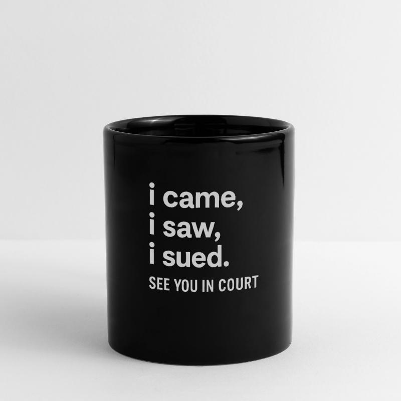 Conception de la déclaration de confiance dans la salle d’audience Mug uni