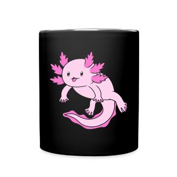 Axolotl - Mug uni - noir - Devant