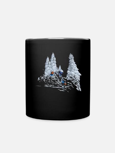 Ski - Mug uni - noir